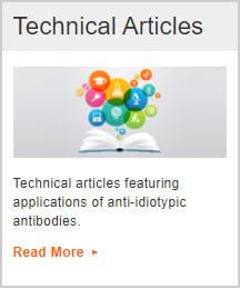 Technical articles featuring applications of anti-idiotypic antibodies.