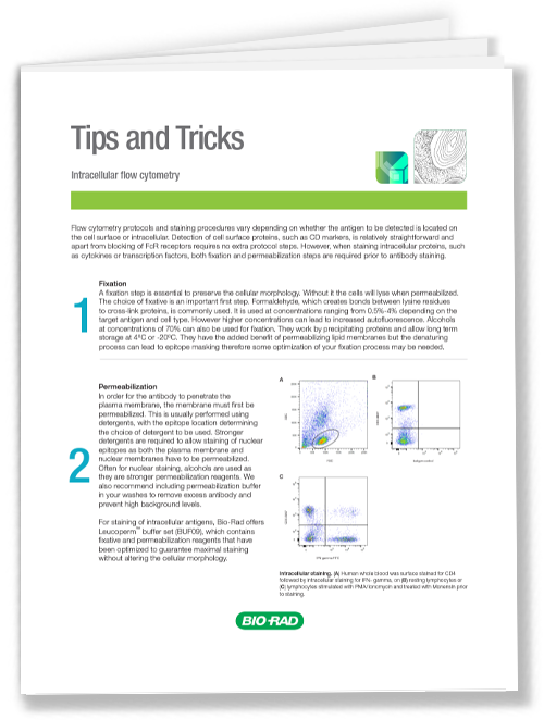 Tips and Tricks for Intracellular Flow Cytometry