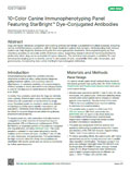 Technical note: 10-Color Canine Immunophenotyping Panel Featuring StarBright™ Dye–Conjugated Antibodies
