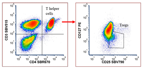 Fig. 6. Regulatory T cell panel data. 